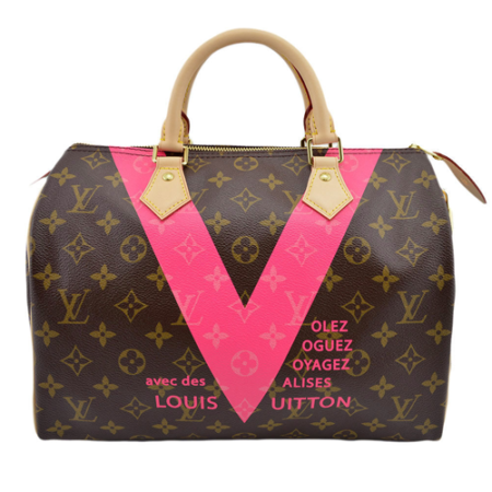Louis Vuitton Speedy V Pink 30